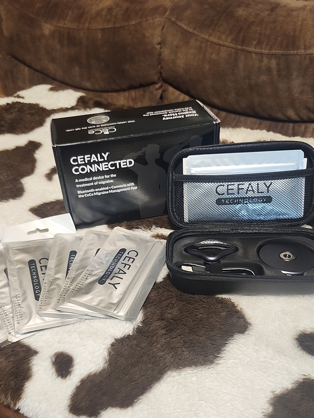 Cefaly Connected Migraine Relief Device - Black